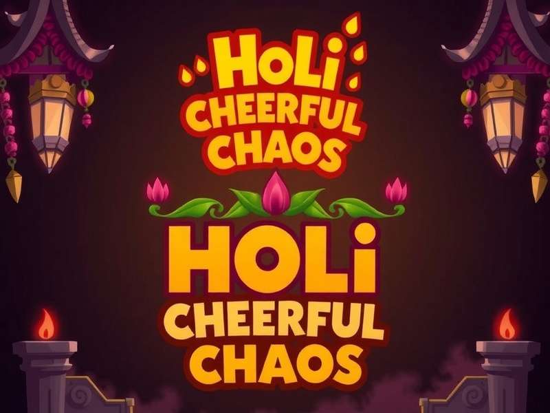 Holi Cheerful Chaos Game Banner